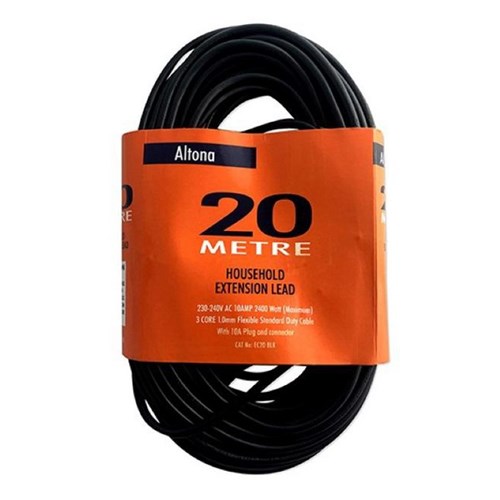 3 Core Extension 1.00mm 10A Lead 20m