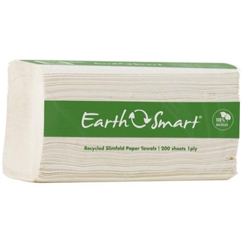 Earthsmart Recycled Paper Towel Slimfold, Carton of 20 OfficeMax NZ