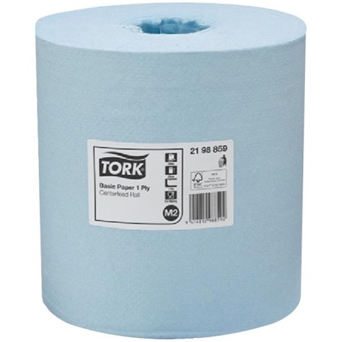 Tork HX Paper Towel Roll Blue 8859, Carton of 6 OfficeMax NZ