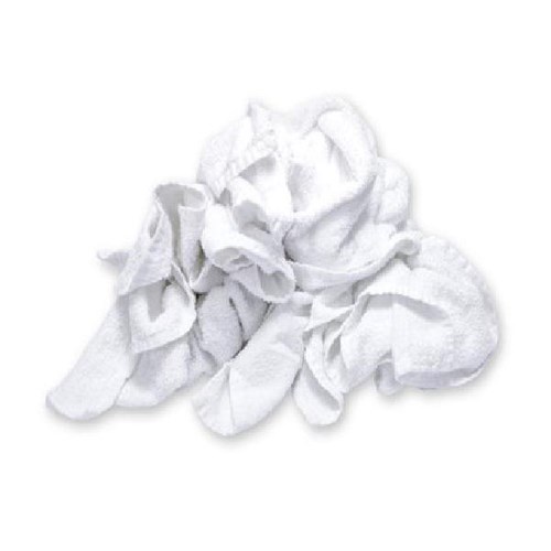 Towelling Rags White 4kg