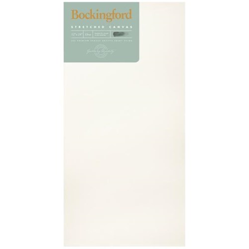 Bockingford 13oz Stretched Canvas 12x24 Inch 1.5 Inch Frame 