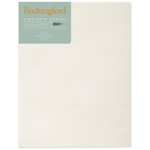 Bockingford 13oz Stretched Canvas 16x20 Inch 1.5 Inch Frame 