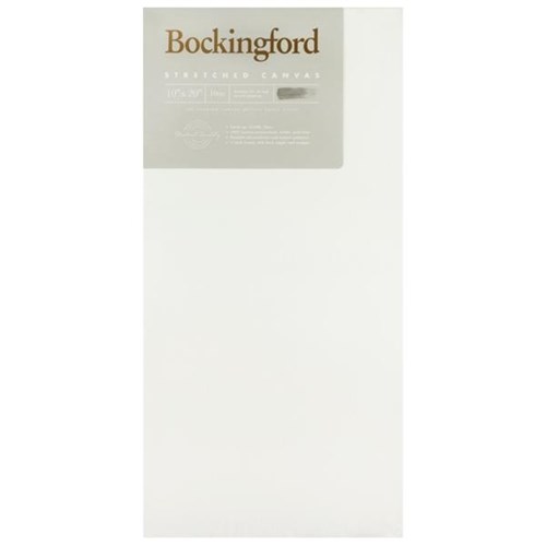 Bockingford 10oz Stretched Canvas 10x20 Inch 3/4 Inch Frame