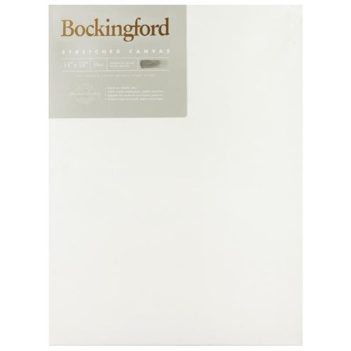 Bockingford 10oz Stretched Canvas 14x18 Inch 3/4 Inch Frame