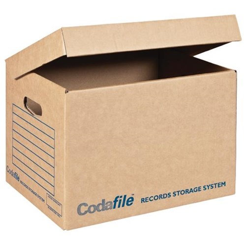Codafile Archive Storage Box 370x278x250mm Kraft OfficeMax NZ