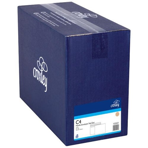 Croxley C4 (E31) Wallet Envelope Seal Easi Manilla, Box of 250