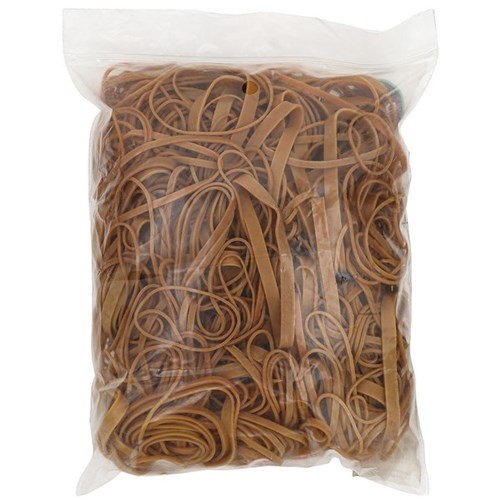 Dixon Rubber Bands Assorted Sizes 500g