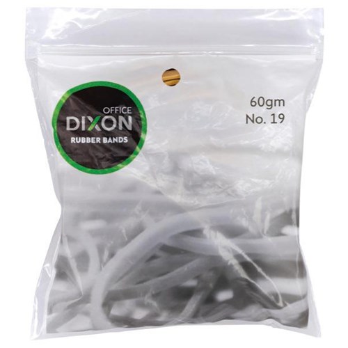 Dixon Rubber Bands No. 19 1.6mm x 89mm 60g