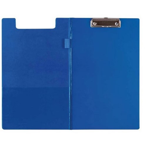 FM Clipboard With Flap Foolscap Blue