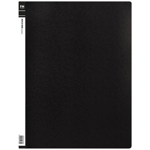 FM A3 Display Book 20 Pocket Black