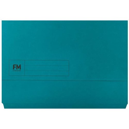 FM Document Wallet Foolscap Blue