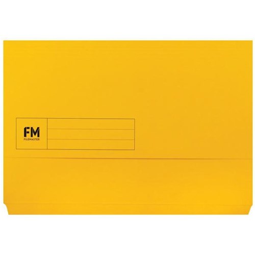 FM Document Wallet Foolscap Yellow
