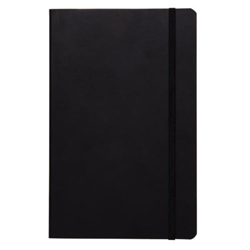 MIlford Corporate A5 Hardcover Notebook Black OfficeMax NZ