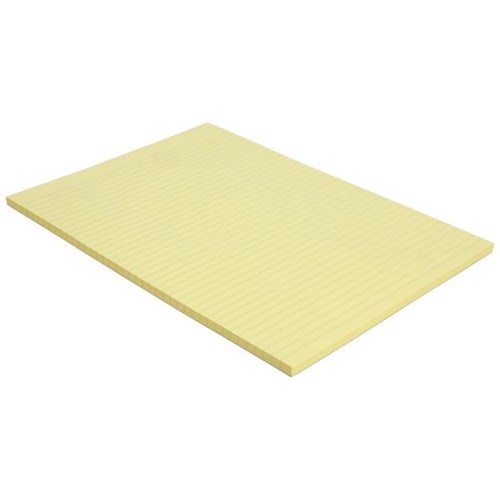 Olympic A4 Topless Pad 80gsm Yellow 100 Sheets