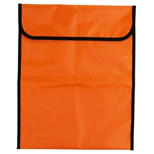 Warwick Homework Bag Hook & Loop 290x360mm Orange