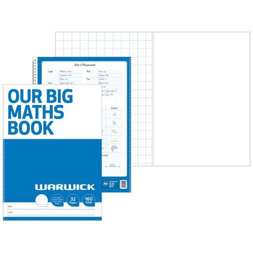 Warwick Our Big Maths Modelling Book 30mm Quad 32 Pages