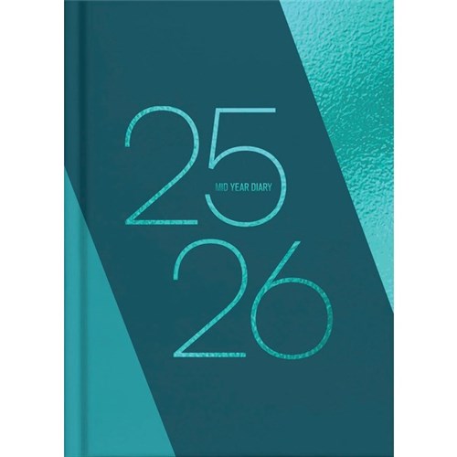 Collins A53A Mid Year Diary A5 Week To View 1 July 2025 to 30 June 2026 Fashion Assorted Designs