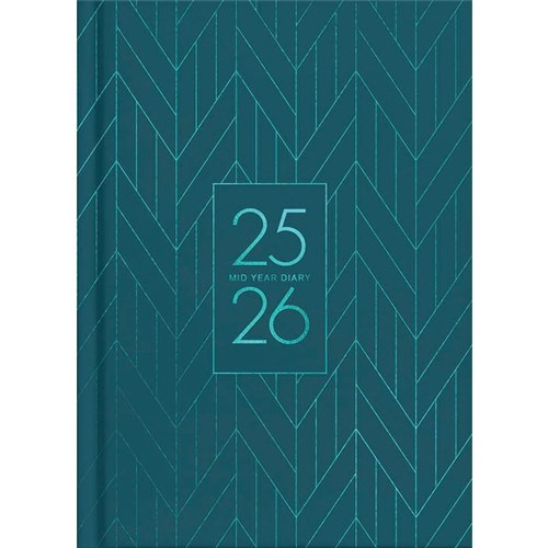 Collins A53A Mid Year Diary A5 Week To View 1 July 2025 to 30 June 2026 Fashion Assorted Designs