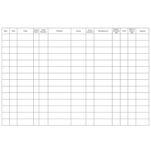 OfficeMax A3 Sick Bay Log Book 80 Pages OfficeMax NZ