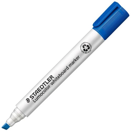 Staedtler 351 Lumocolor Blue Whiteboard Marker Chisel Tip