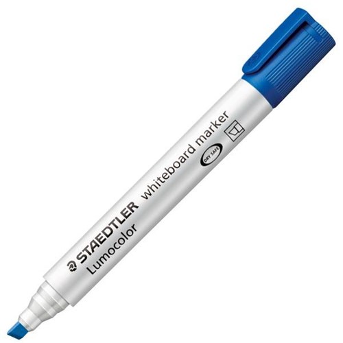 Staedtler Lumocolor Blue Whiteboard Marker Chisel Tip OfficeMax NZ