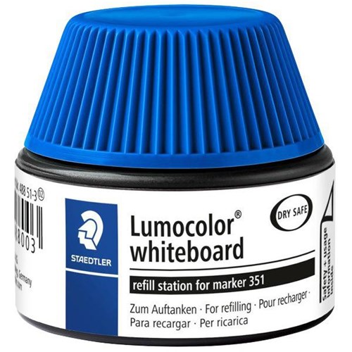 Staedtler Lumocolor Blue Whiteboard Marker Ink 30ml