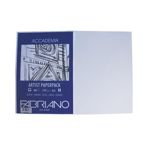 Fabriano Accademia A3 200gsm Paper, Pack of 50