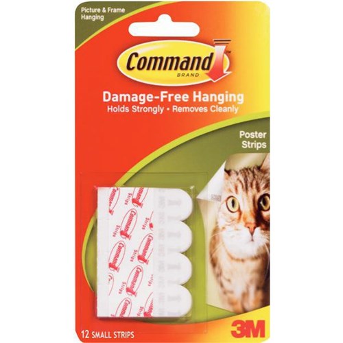 Command™ Adhesive Poster Strips, Pack of 12