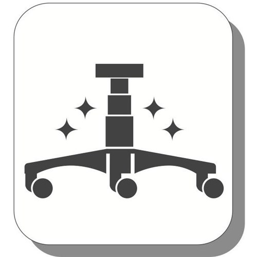 Polished Aluminium Base for Boston Persona & Epic Chairs