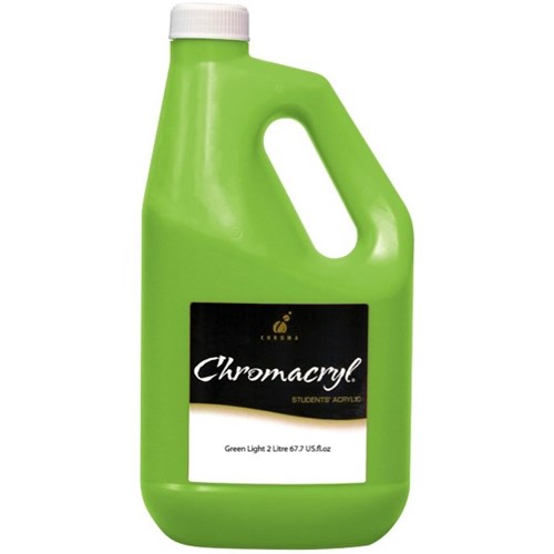 Chromacryl Student Acrylic Paint 2L Light Green