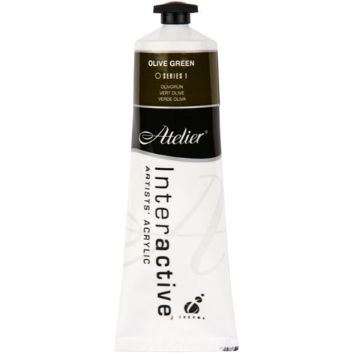 Atelier Interactive Acrylic Paint S1 80ml Olive Green