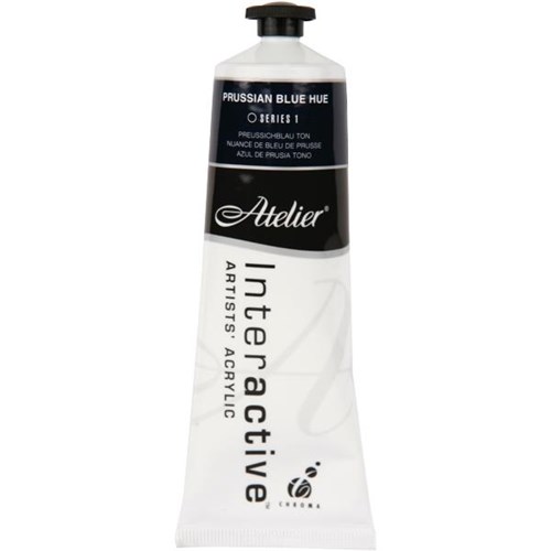 Atelier Interactive Acrylic Paint S1 80ml Prussian Blue Hue