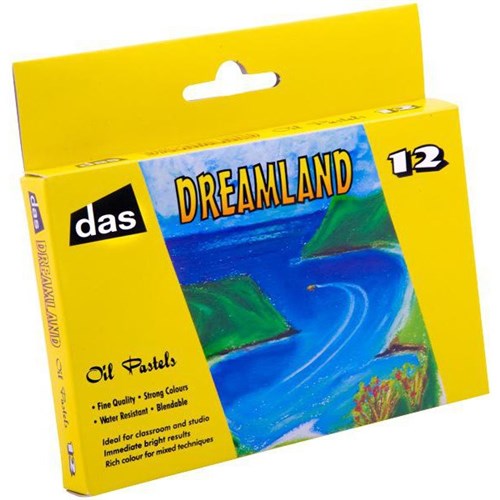 Dreamland Oil Pastels Small Assorted Colours, Pack of 12