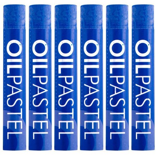 Mungyo Oil Pastels Blue , Pack of 6