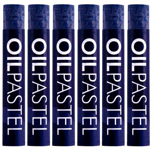 Mungyo Oil Pastels Prussian Blue, Pack of 6