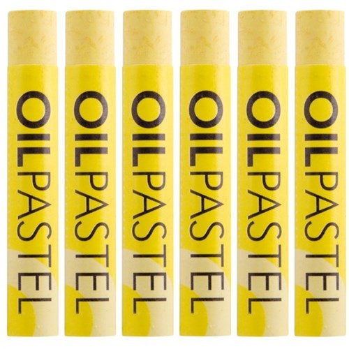 Mungyo Oil Pastels Yellow, Pack of 6