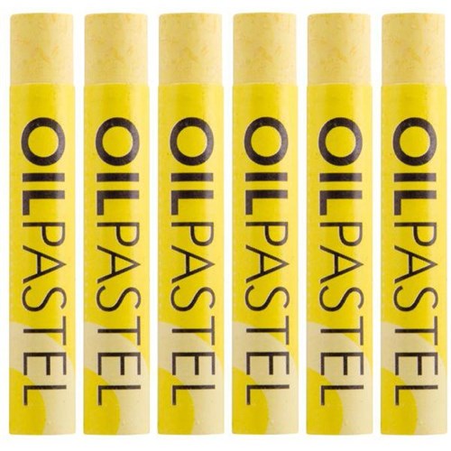Mungyo Oil Pastels Yellow, Pack of 6