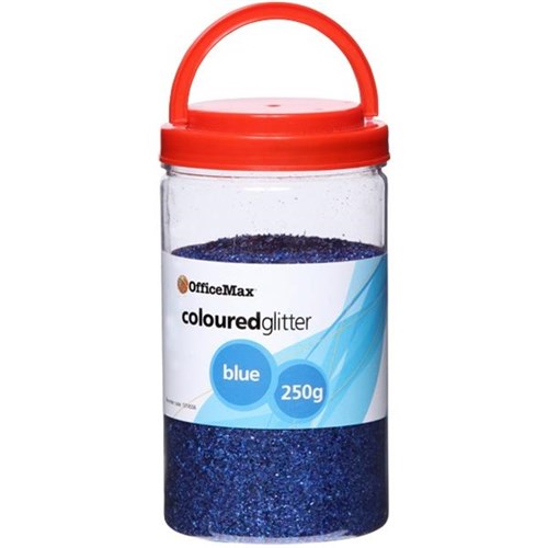 OfficeMax Bright Coloured Glitter Blue 250g