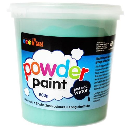 Fas Tempera Powder Paint 600g Green