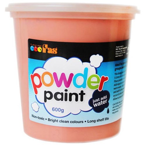 Fas Tempera Powder Paint 600g Orange