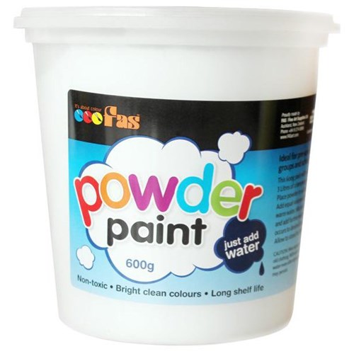 Fas Tempera Powder Paint 600g White