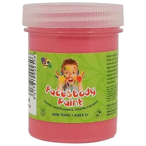 Five Star Face Paint 125ml Pink
