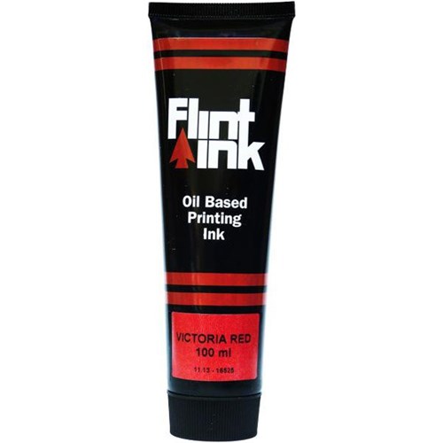 Five Star Flint Ink Oil-Based Printing Ink 100ml Victoria Red
