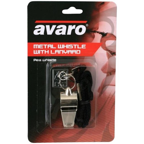 Avaro Metal Whistle With Lanyard