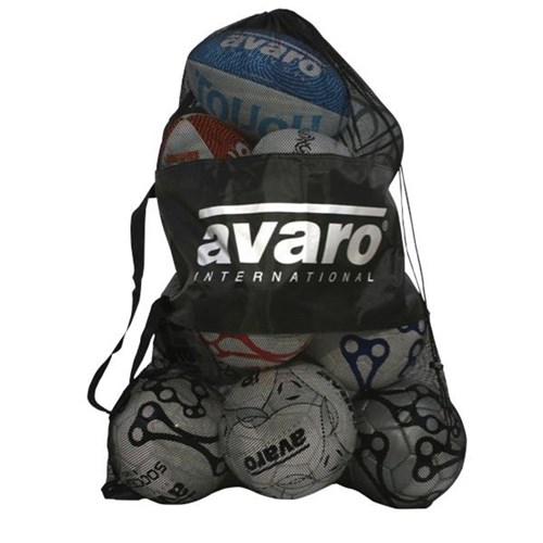 Avaro Mesh Carry Sack Drawstring Holds 10 Sport Balls