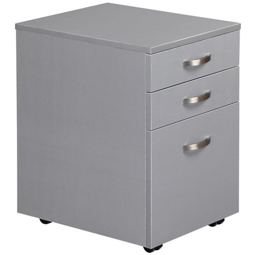 Spartan Mobile 3 Drawer Silver