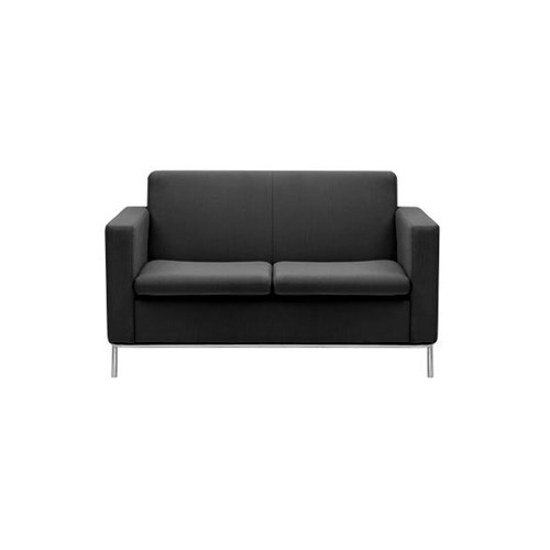 Neo Sofa 2 Seater Black Polyurethane