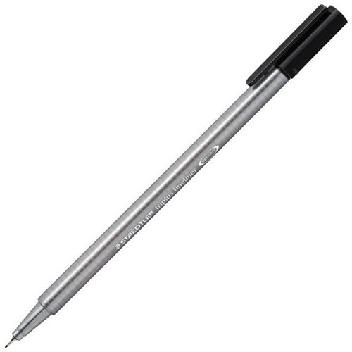 Staedtler 334 Black Triplus Fineliner Pen Fine Tip 0.3mm