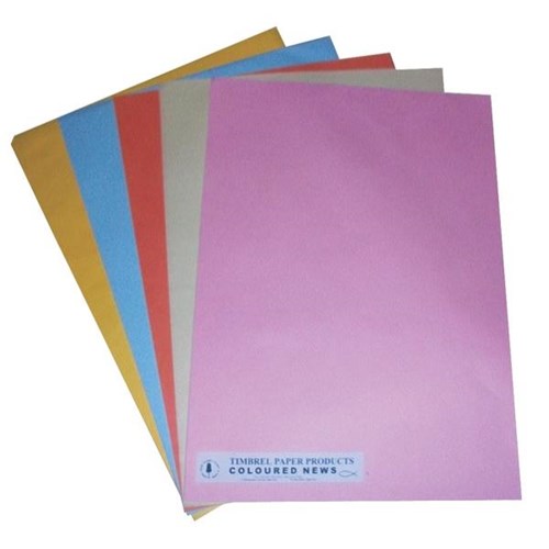 Newsprint Paper A3 Assorted Colours, Pack of 250 OfficeMax NZ