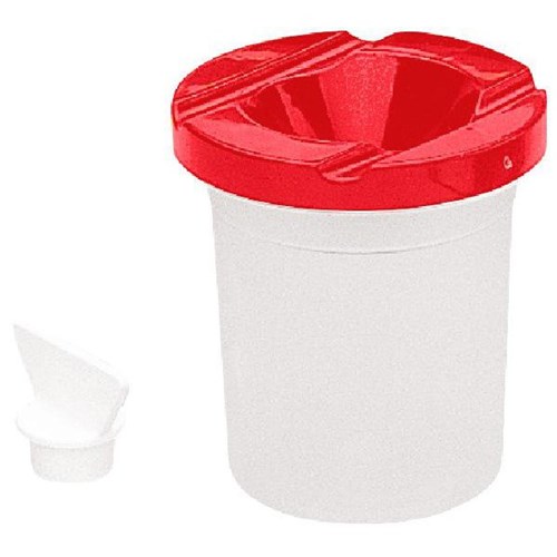 Non-Spill Paint Pot With Lid & Stopper